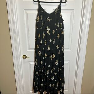 Torrid Floral Print Ruffled Tiered Trapeze Sundress